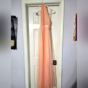 Chiffon evening gown
